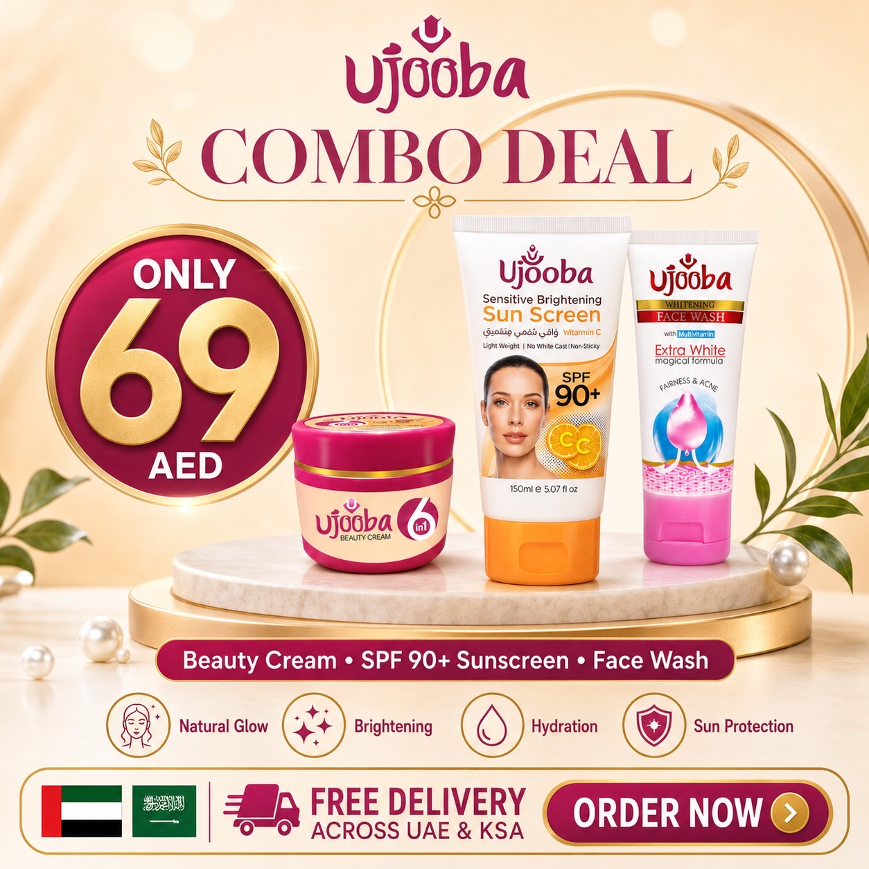Ujooba White Prestige 6-in-1 Combo Deal