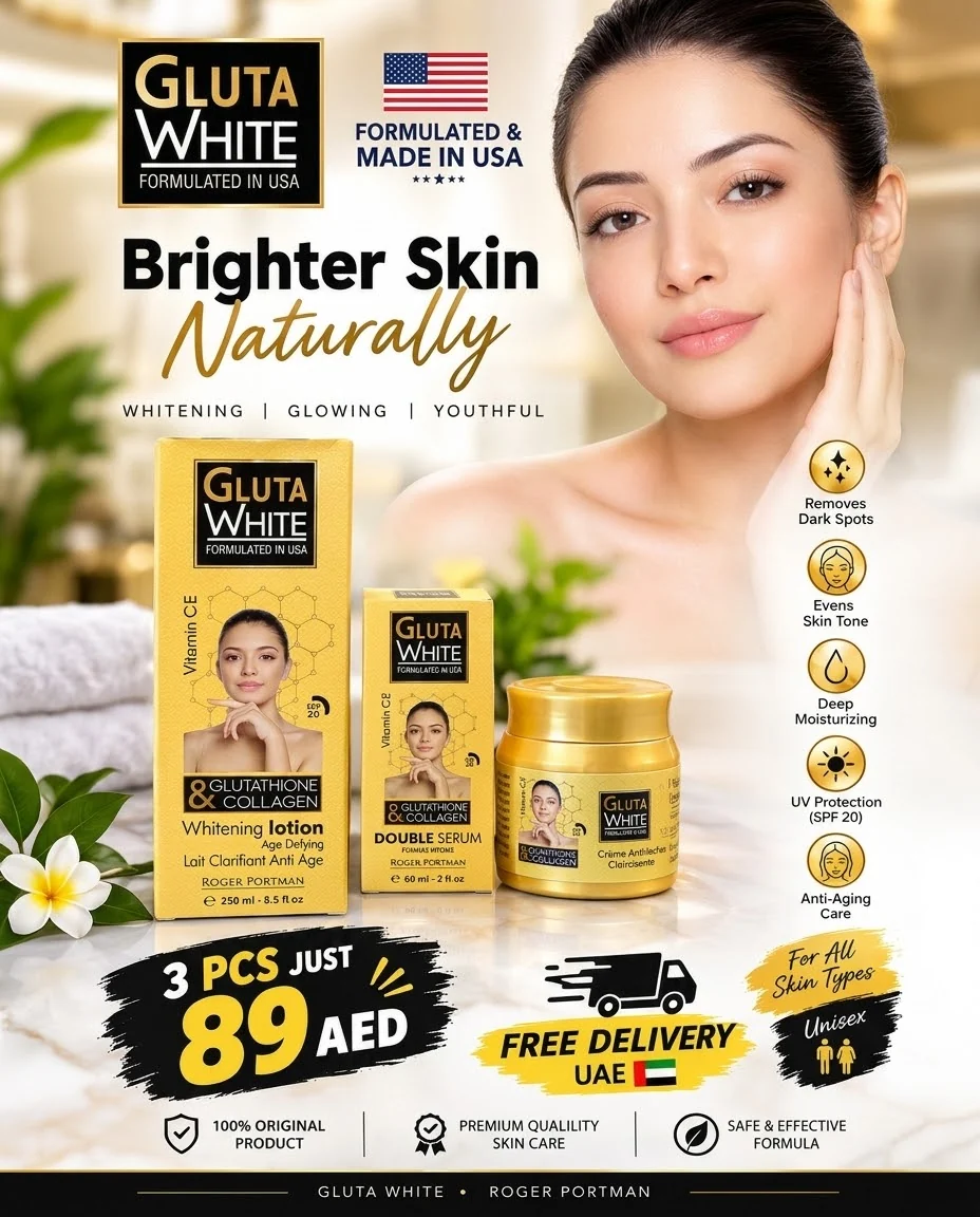 Glutathione & Collagen Lotion +Serum+Cream (Set of 3)